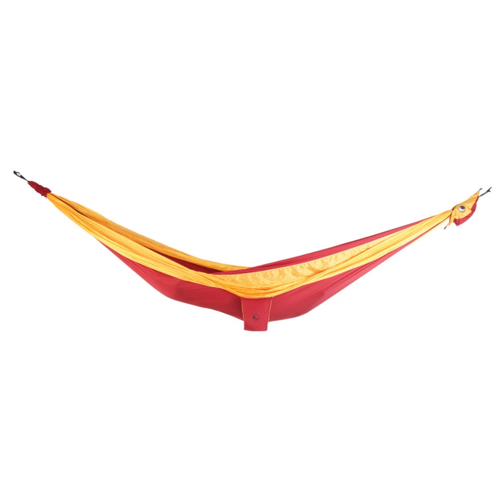 Hamak rodzinny turystyczny Ticket to the Moon Honney Moon Burgundy-Dark Yellow