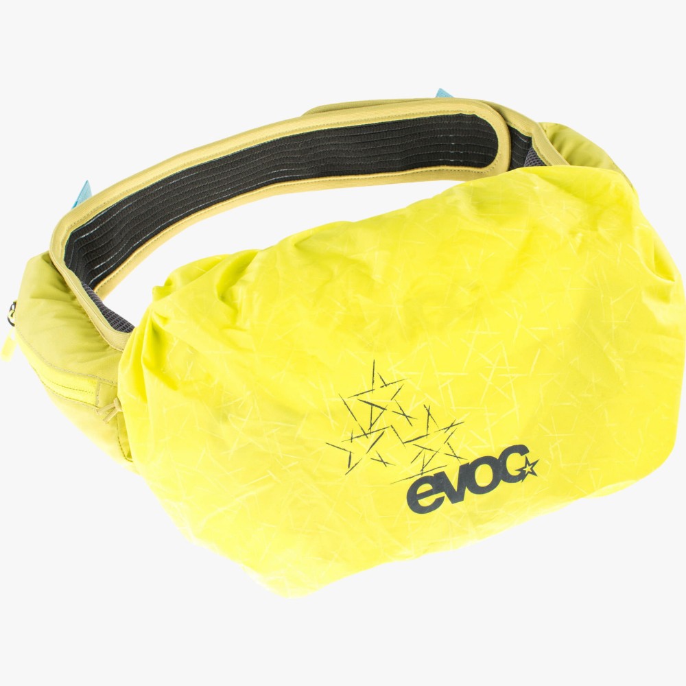 Pokrowiec przeciwdeszczowy na saszetkę nerkę Evoc Raincover Sleeve Hip Pack sulphur 601012404-M