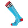 Skarpety narciarskie z wełny Merino Teko ecoSKI All-Mountain Medium Full Cushion 3.0 Aqua/Red