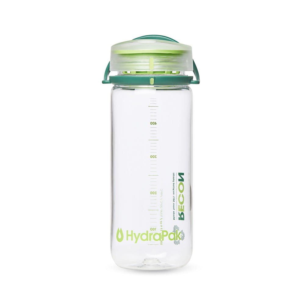 Butelka na wodę Hydrapak Recon 500 ml Clear/ Evergreen &amp; Lime