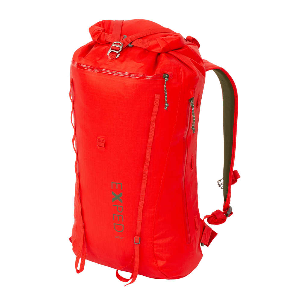Plecak wodoszczelny turystyczny Exped Serac 25 M chili