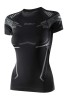 Koszulka termoaktywna damska Brubeck Dry SS13690 czarny/grafit