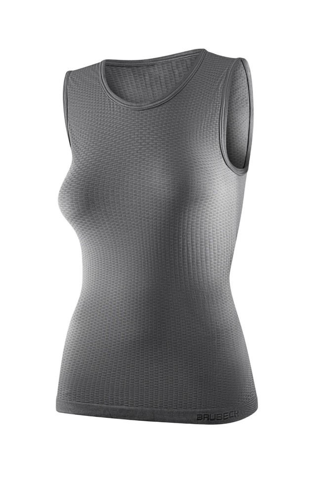 Bezrękawnik termoaktywny damski Brubeck SL10100 szary