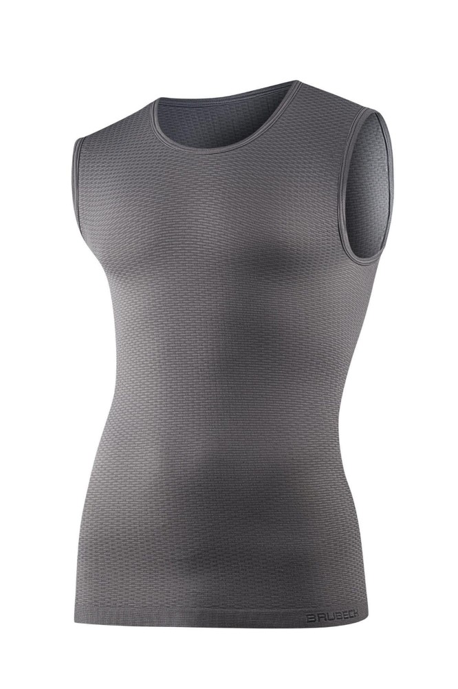Bezrękawnik termoaktywny męski Brubeck SL10100 szary