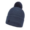 Czapka zimowa z wełny merino z pomponem Buff Lifestyle Knitted Hat Denim