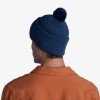 Czapka zimowa z wełny merino z pomponem Buff Lifestyle Knitted Hat Denim