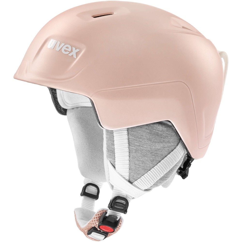 Kask narciarski dziecięcy Uvex Manic Pro 90 rosegold mat