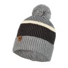 Czapka zimowa z pomponem Buff Knitted Hat Elon Ash
