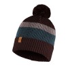 Czapka zimowa z pomponem Buff Knitted Hat Elon Maroon