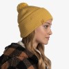 Czapka zimowa z wełny merino z pomponem Buff Lifestyle Knitted Hat Tim Honey