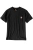 Koszulka męska T-shirt Carhartt Heavyweight Pocket K87 001 czarny