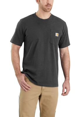 Koszulka męska T-shirt Carhartt Heavyweight Pocket K87 CRH Carbon Heather