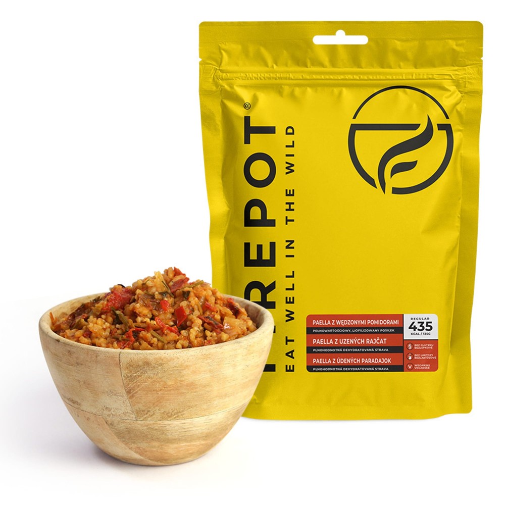Liofilizat Firepot Paella z wędzonymi pomidorami 135g