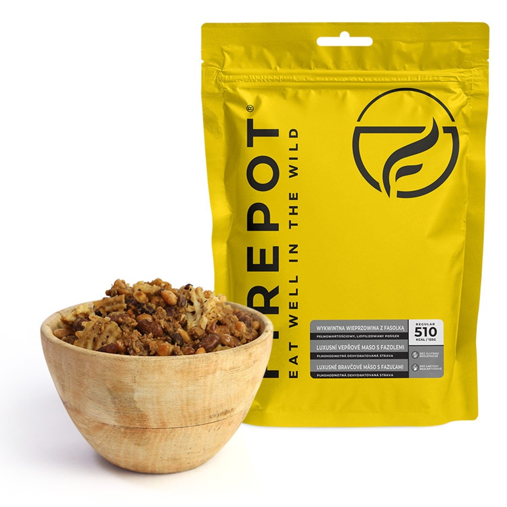 Liofilizat Firepot Wykwintna wieprzowina z fasolką 135g