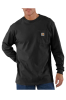 Koszulka męska z długim rękawem Carhartt Pocket T-Shirt L/S BLK czarny