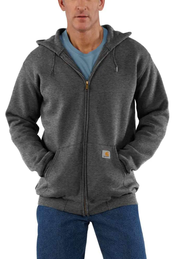 Bluza męska z kapturem Carhartt Midweight Hooded Zip Sweatshirt 026 Carbon Heather