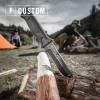 Nóż bojowy z ząbkowanym ostrzem Gerber Strongarm SE coyote