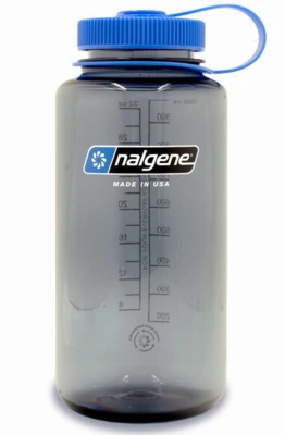 Butelka do wody z szerokim wlewem Nalgene Tritan Sustain 1L WM Gray