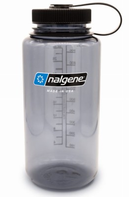 Butelka do wody z szerokim wlewem Nalgene Tritan Sustain 1L WM Gray Black