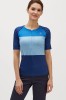 Koszulka rowerowa MTB damska Silvini Stabina WD1432 3230 granatowo-niebieski
