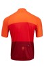 Koszulka rowerowa rozpinana męska Silvini Turano Pro MD1645 2022 czerwono-pomarańczowy