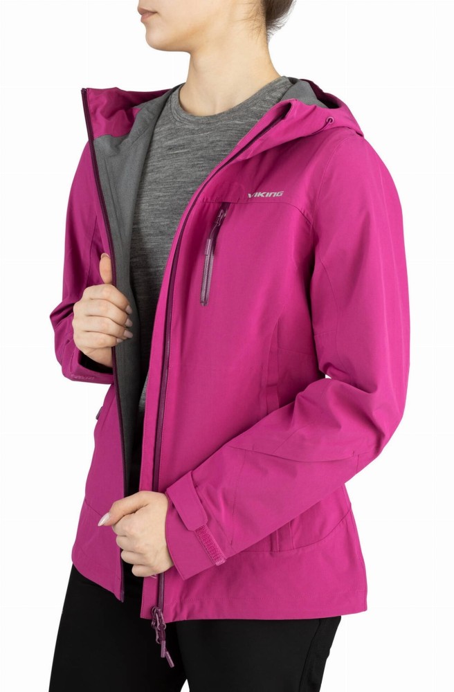 Kurtka damska przeciwdeszczowa z membraną Aqua Thermo TEX+ Viking Trek Pro 2.0