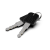 Zapięcie rowerowe linka pancerna Gerda Armored Flex 1500/22 czerwony