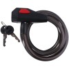Zapięcie rowerowe linka na kluczyk Dunlop Spiral Cable Lock 12mmx150cm ST 75570