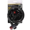Zapięcie rowerowe linka na kluczyk Dunlop Spiral Cable Lock 12mmx180cm ST 56376