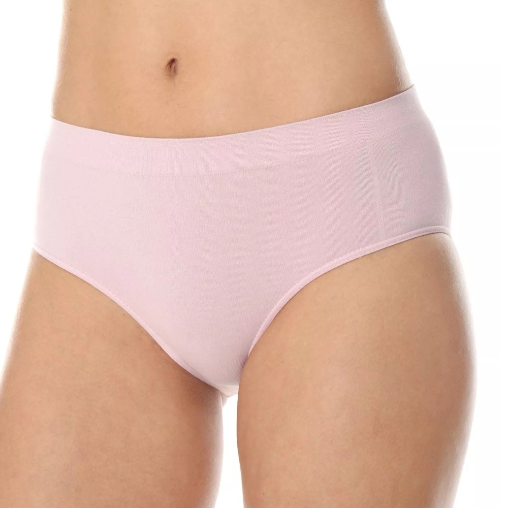 Majtki damskie classic bawełniane Brubeck Comfort Cotton HI00090A pudrowy róż