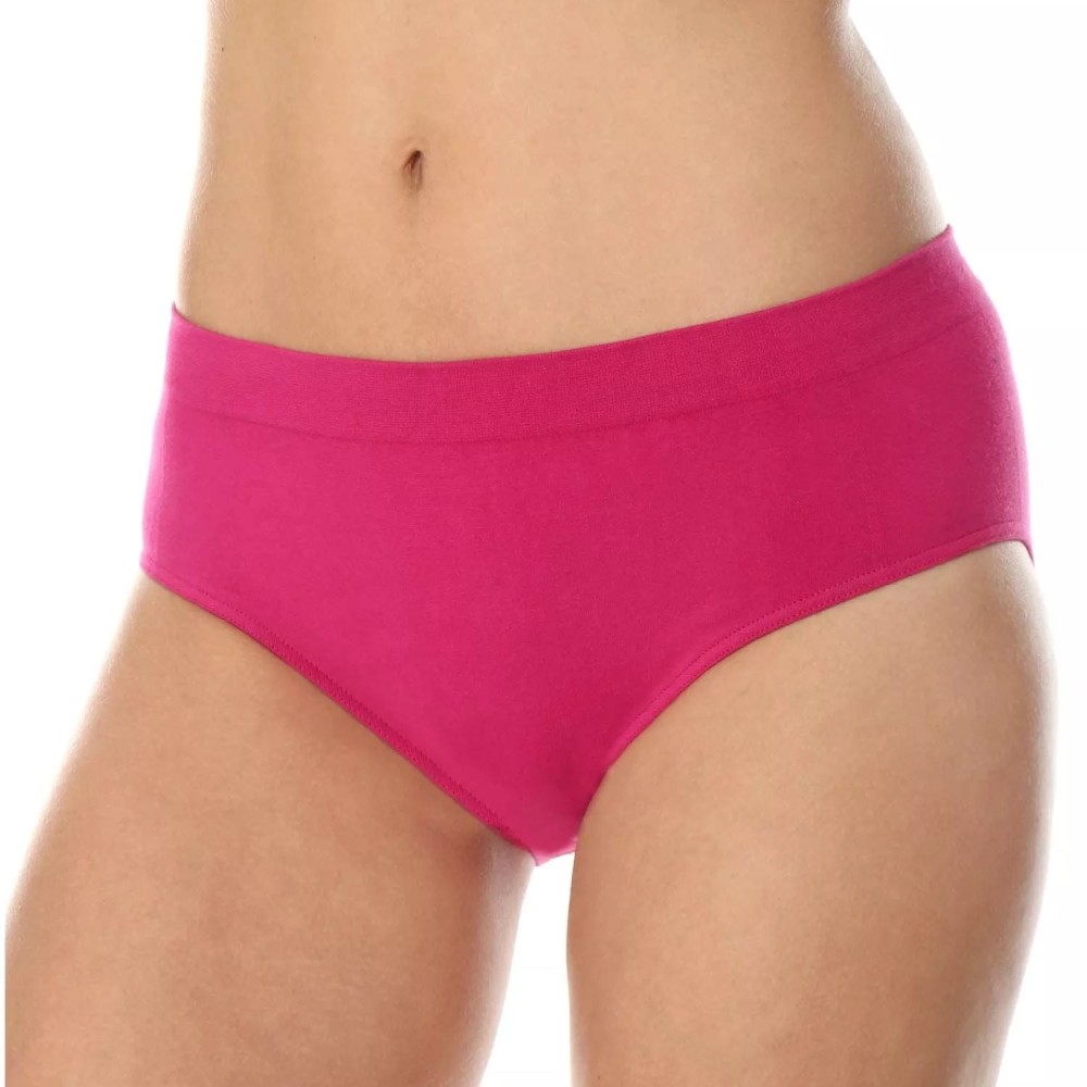Majtki damskie classic bawełniane Brubeck Comfort Cotton HI00090A fuksjowy