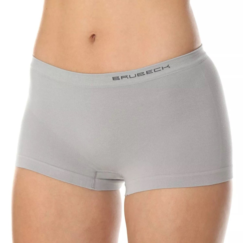 Bokserki damskie bawełniane Brubeck Comfort Cotton BX10470A szary