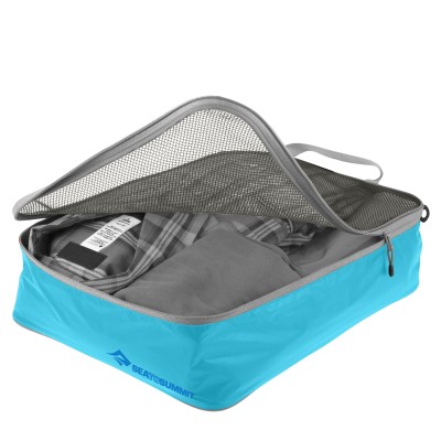 Pokrowiec na ubrania organizer Sea To Summit Ultra-Sil Garment Mesh Bag Blue Atoll M