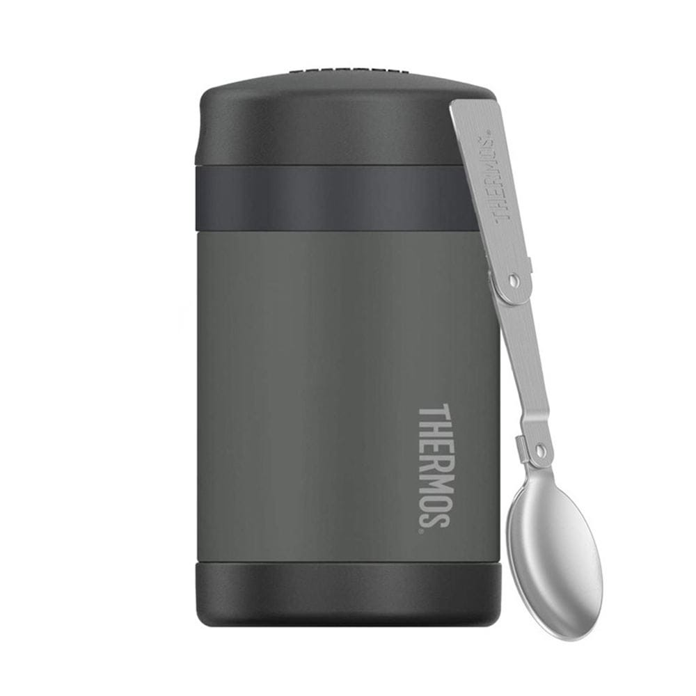 Termos dziecięcy obiadowy z łyżką Thermos FUNtainer 470ml czarny 123021