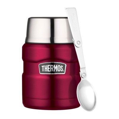 Termos obiadowy z łyżką Thermos 470ml malinowy 173027