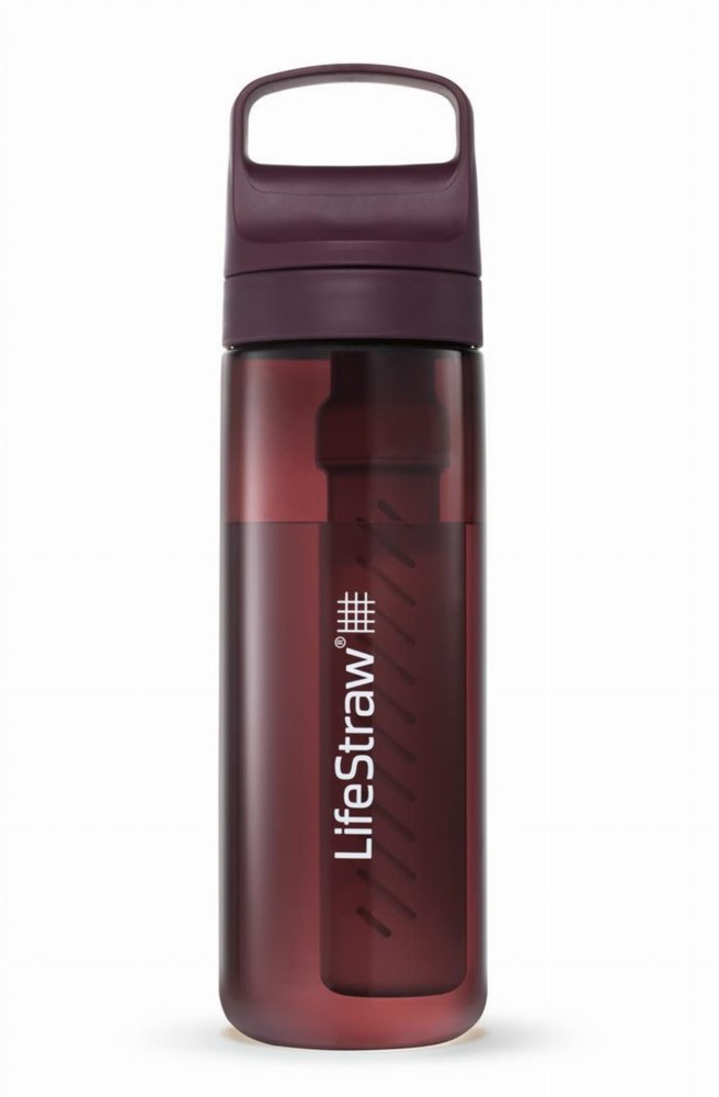 Butelka z filtrem do wody LifeStraw Go 2.0 650ml Merlot Me Away TRITAN RENEW w 50% z recyklingu