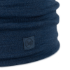 Komin wielofunkcyjny z wełny merynosów Buff Merino Heavyweight Solid Night Blue