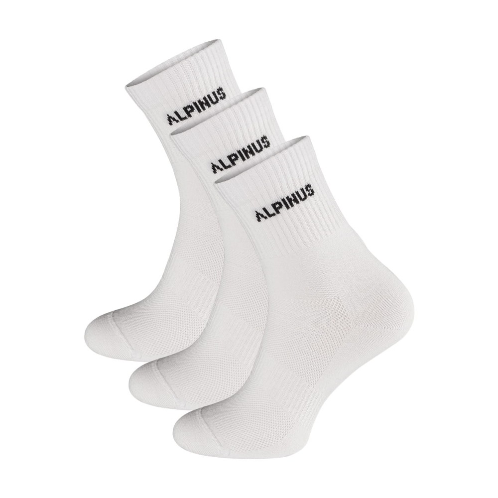 Skarpety bawełniane Alpinus Alpamayo biały 3-pack