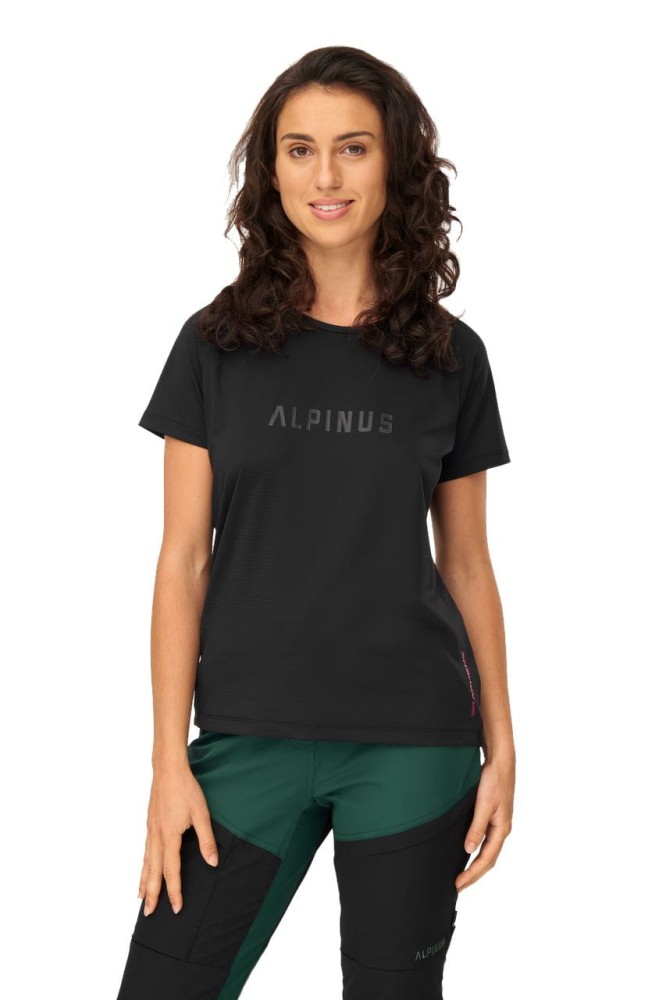 Koszulka damska grafen Alpinus Bona czarny
