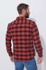 Koszula flanelowa w kratę Carhartt Rugged Flex Midweight R81 Red Ochre
