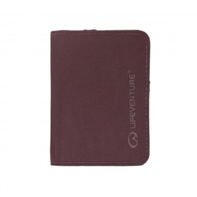 Portfel na karty kredytowe Lifeventure RFID Card Wallet Recycled Plum