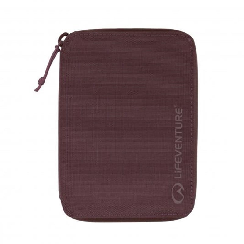 Portfel z ochroną przed kradzieżą Lifeventure RFID Mini Travel Wallet Recycled Plum