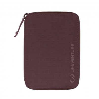 Portfel z ochroną przed kradzieżą Lifeventure RFID Mini Travel  Wallet Recycled Plum
