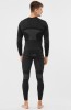 Komplet bielizny termoaktywnej męskiej Viking Dante 08 czarno-szary