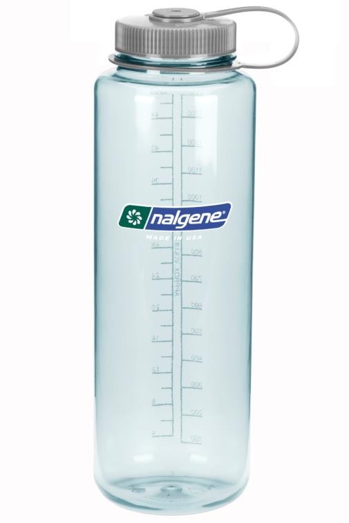Butelka do wody z szerokim wlewem Nalgene Silo Tritan Sustain 1.5L WM Seafoam