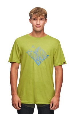 Koszulka męska T-shirt z modalu Alpinus Skilbrum oliwkowy