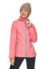 Kurtka damska przeciwdeszczowa Alpinus Rocchetta różowy