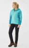 Kurtka damska z kapturem Viking Becky Warm Pro Primaloft 7000 turkusowy