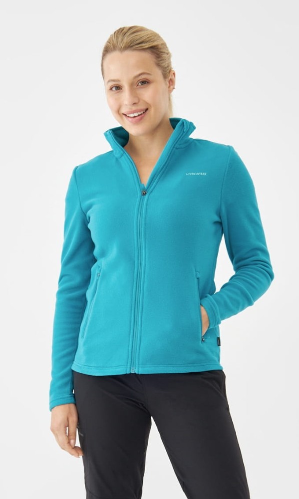 Bluza damska polarowa Viking Tesero 7000 turkusowy