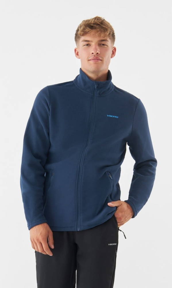 Bluza męska polarowa Viking Tesero 1900 granatowy